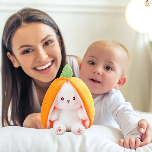 besdodo-doudou-bebe-lapino-coussin-fraise image 1