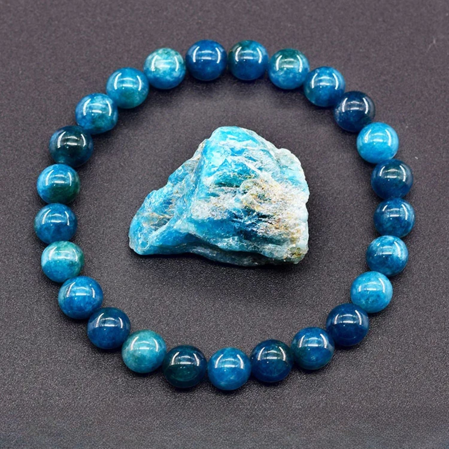 besdodo-cadeau-maman-bracelet-vitalit-apatite-bleue-19cm image 6