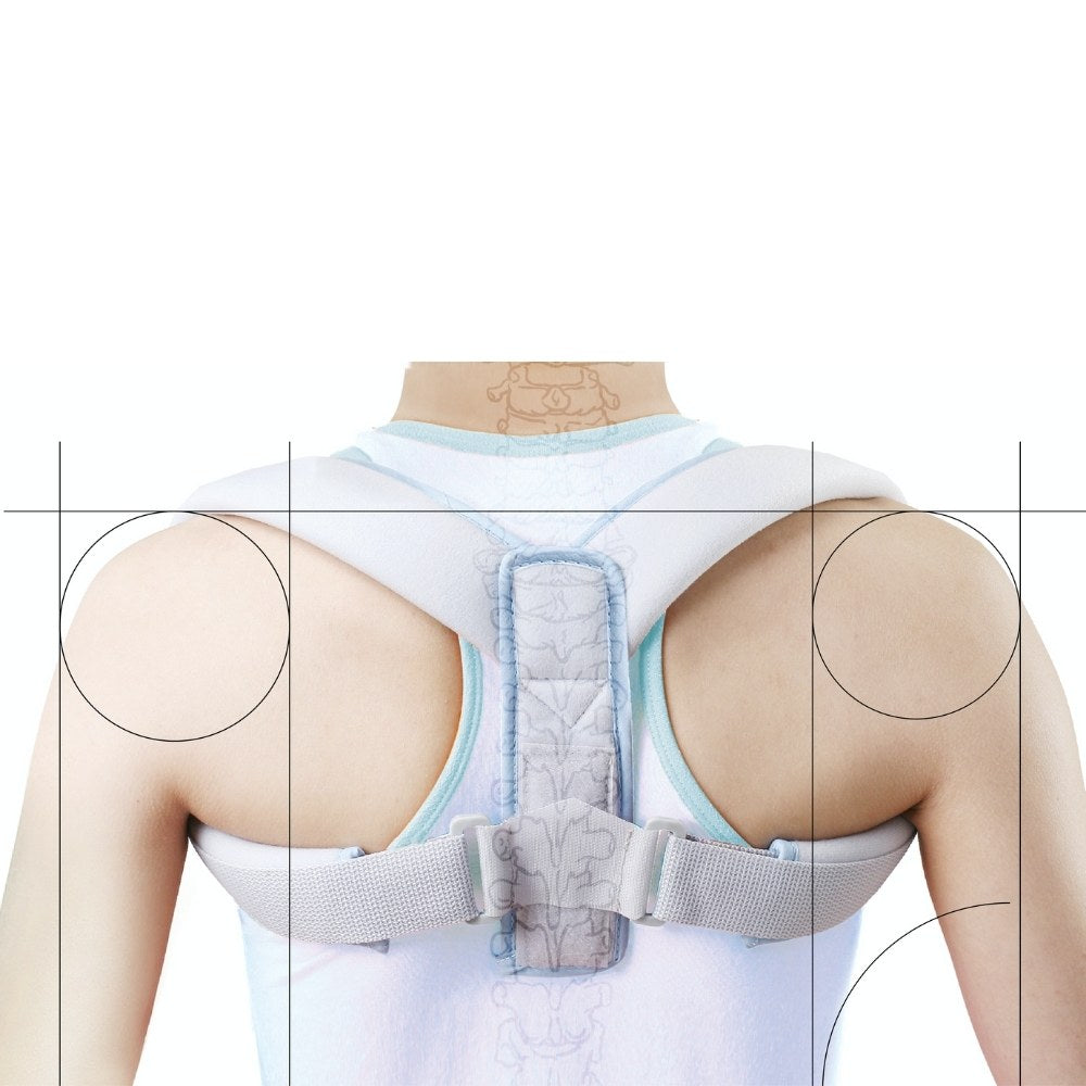 in-physio-qmed-clavicle-support-correcteur-de-posture-adulte-enfant image 8