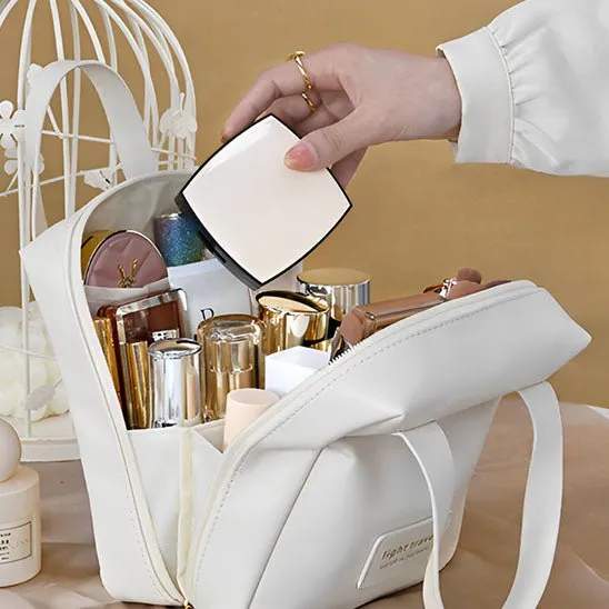 besdodo-trousse-maquillage-organis-e-cadeau-maman-beige image 1