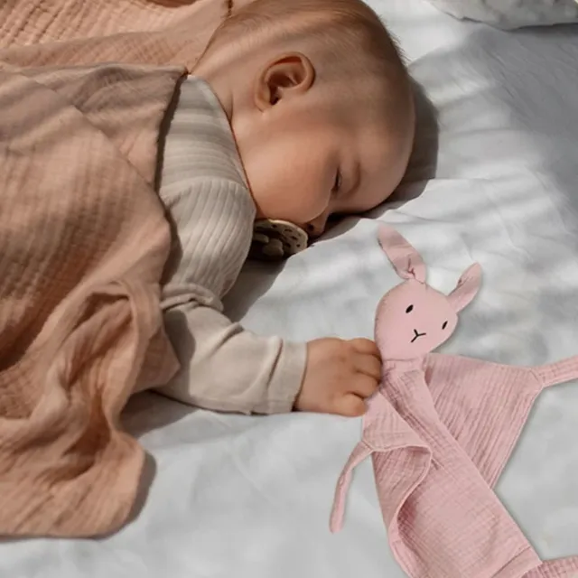 besdodo-lapidoux-doudou-b-b-lapin-coton-rose image 1