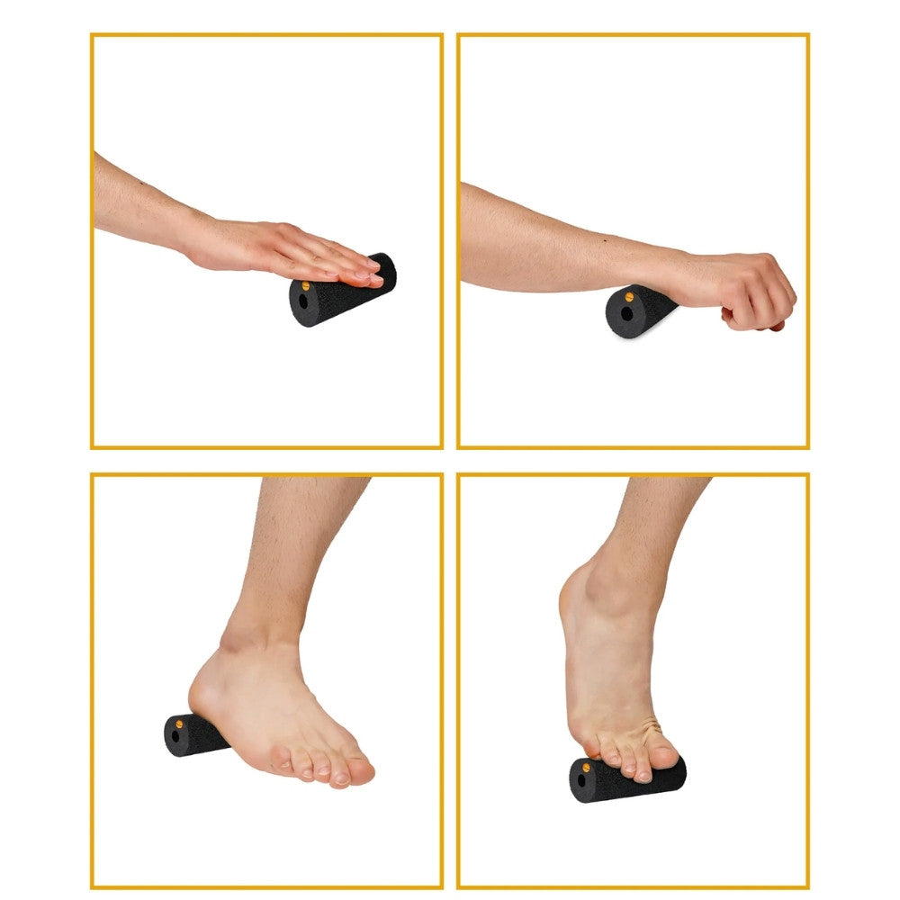 in-physio-qmed-mini-roller-rouleau-massage-noir-15-cm image 3