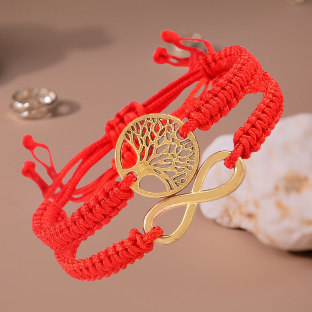 besdodo-arbre-de-vie-bracelet-maman-tress-rouge-dor image 4