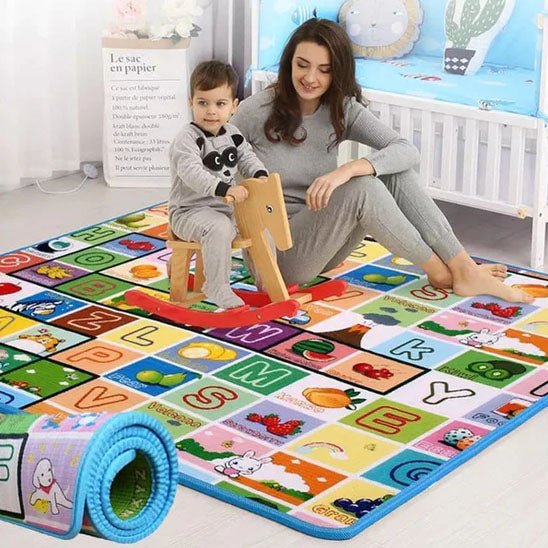 besdodo-tapis-d-veil-r-versible-180x120-cm-animaux-dinosaures image 3