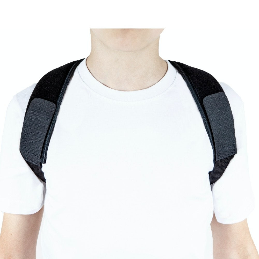 in-physio-qmed-clavicle-support-correcteur-de-posture-adulte-enfant image 3