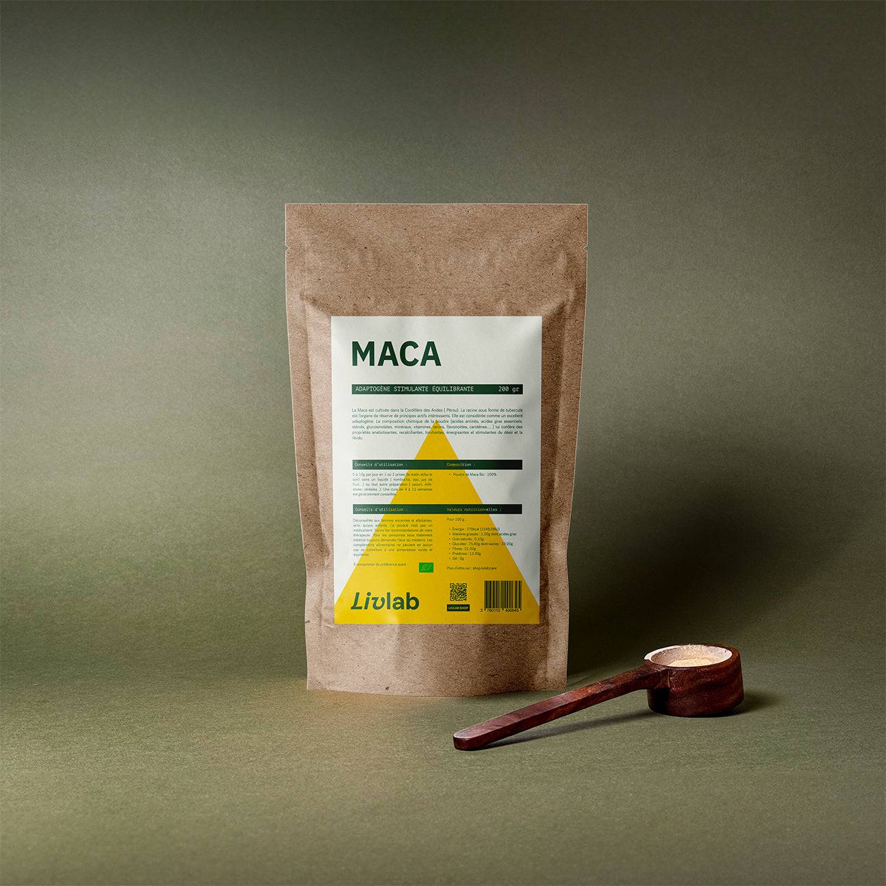 livlab-maca-bio-poudre-200-g-racine-adaptog-ne-nergie image 1