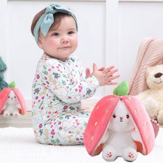 besdodo-doudou-bebe-lapino-coussin-fraise image 4