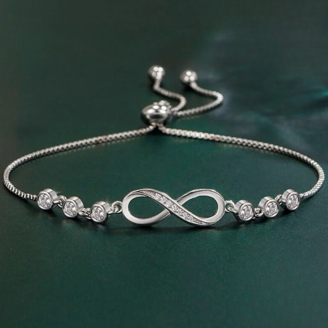 besdodo-unionsacr-e-bracelet-infini-argent-925-zircon image 2