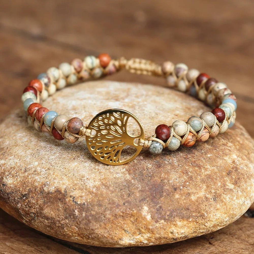 besdodo-clat-de-vie-bracelet-maman-jaspe-feu image 3