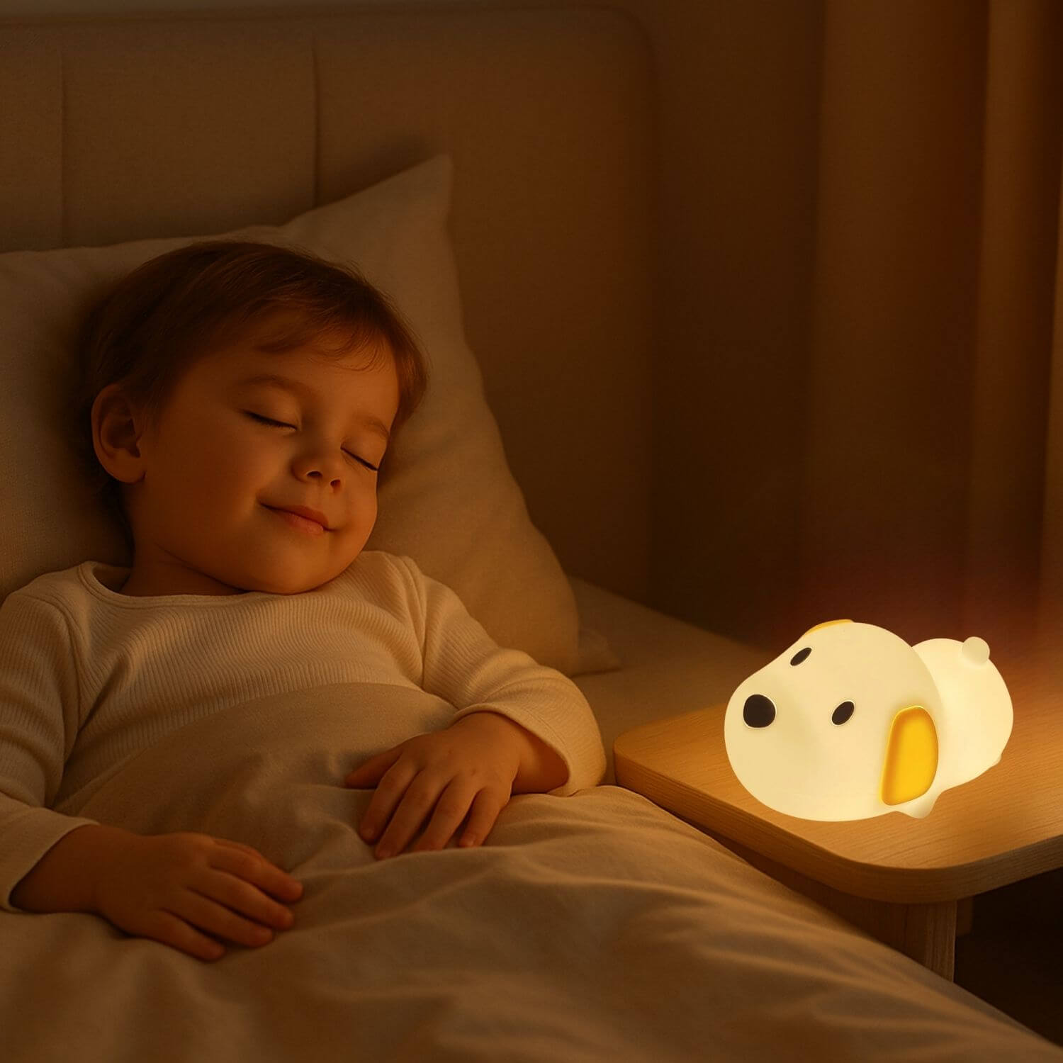 besdodo-buddy-veilleuse-enfant-chien-silicone-tactile image 2