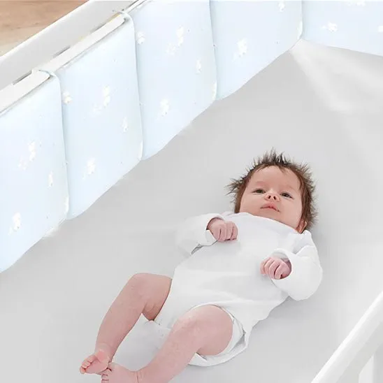 besdodo-tour-de-lit-b-b-bleu-coton-protection-barreaux image 1