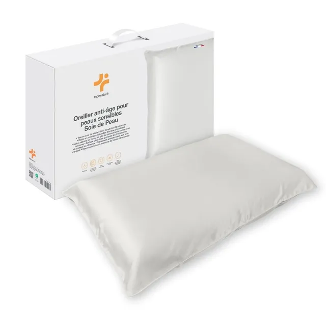 in-physio-soie-de-peau-oreiller-anti-ge-soie-60x40 image 1