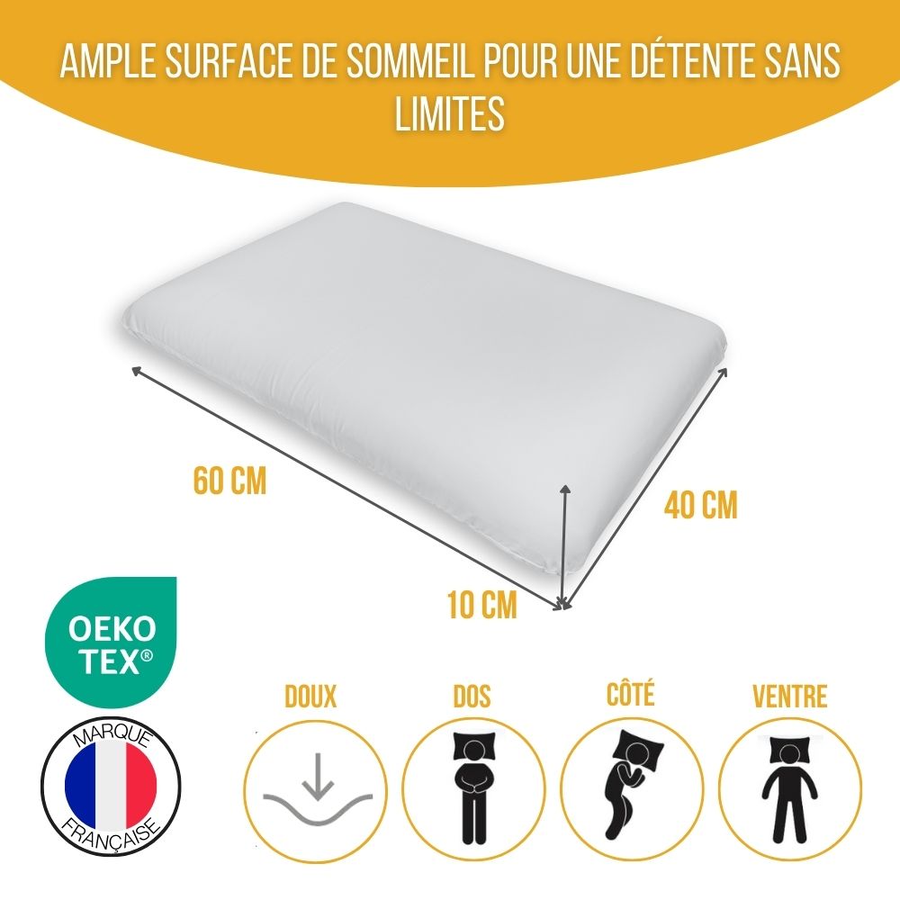 in-physio-bambousatin-oreiller-m-moire-de-forme-bambou-60x40 image 5